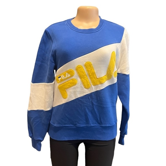 3/$30 🍂 Fila x Urban Outfitters Blue Sweatshirt - Picture 1 of 10